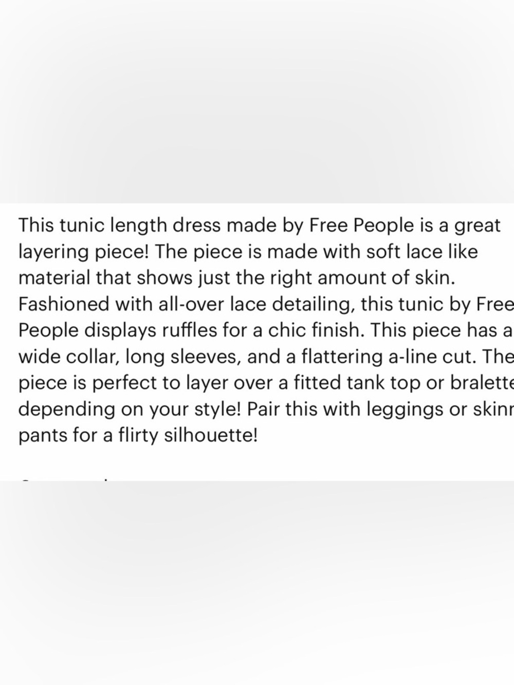 ⭐️Free People Coffee In The Morning Tunic⭐️ - Picture 15 of 15